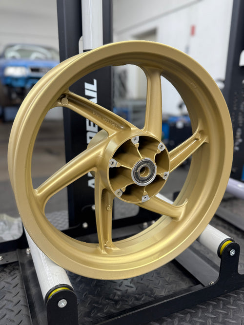 1x Motorradfelge Pulverbeschichten