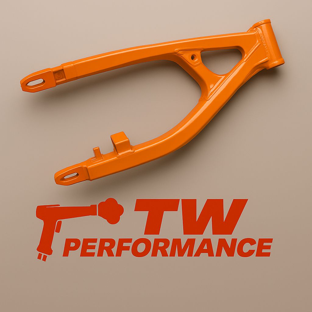 Motorrad Schwinge Pulverbeschichtung