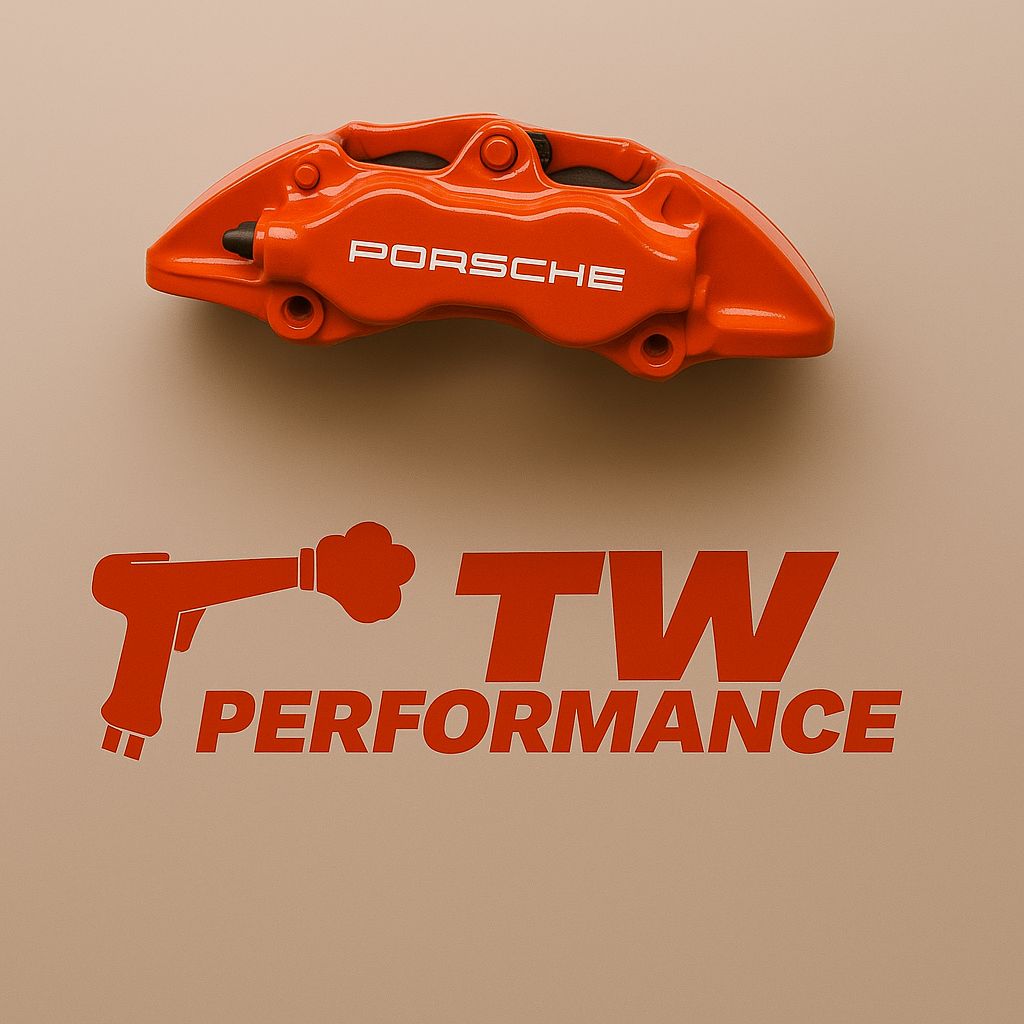 1x Auto Bremssattel Pulverbeschichtung