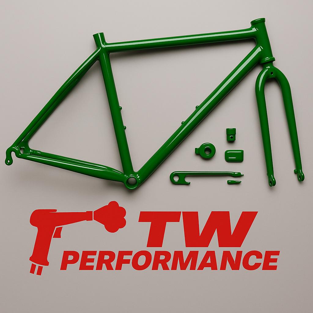 Fahrrad Rahmen inklusive Telegabel Pulverbeschichtung